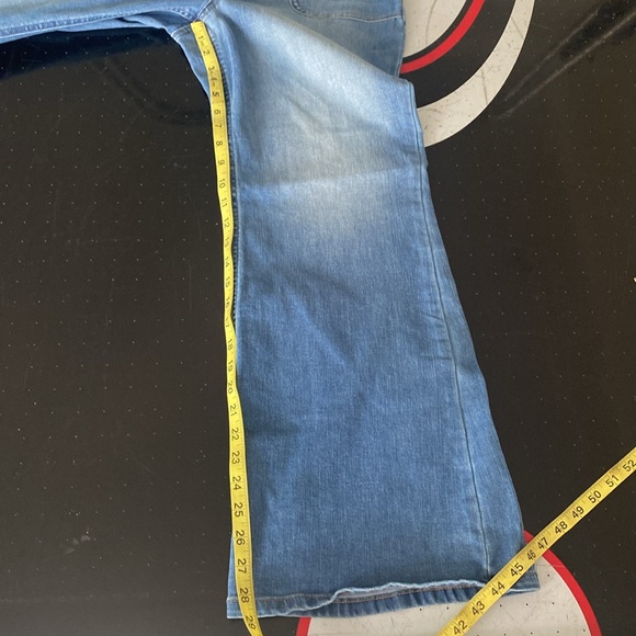 Mason & Belle Stitch Fix flare leg patch pocket jeans size 12 / 31 - Picture 6 of 7